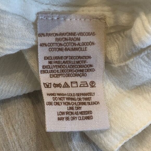 Free People Tank Top Dressy Tie Back sz M - Picture 8 of 8